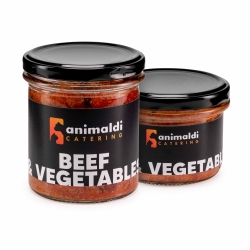 Animaldi Hundefutter aus Rindfleisch und Gemüse - Premium